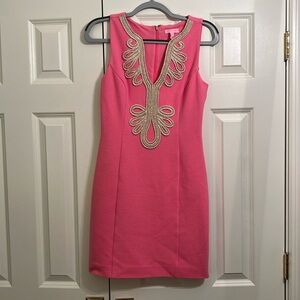 Lilly Pulitzer Pink Shift Dress. Size 2.